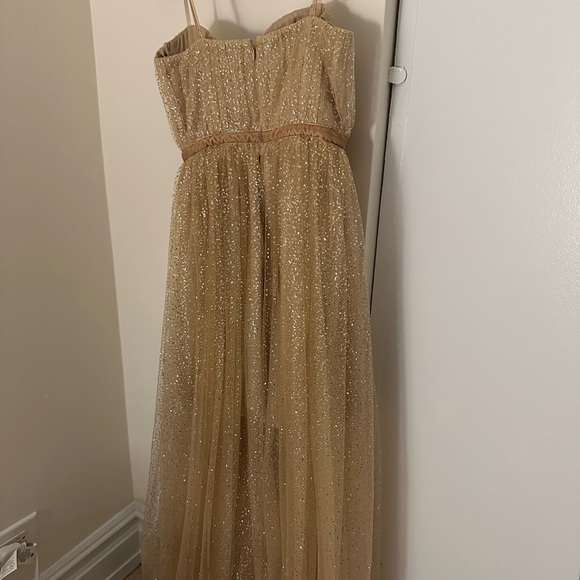 Sau Lee Selena Dress in Gold - Picture 4 of 6